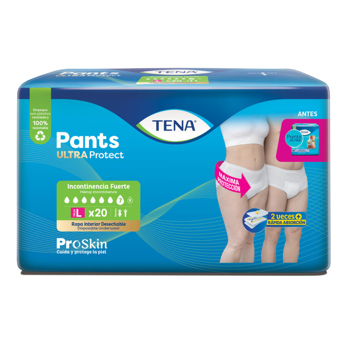Tena Pants Ultra Talla L X 20 Und