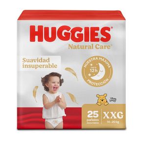 Panal Huggies Natural Care Talla Xxg/5 X 25 Und