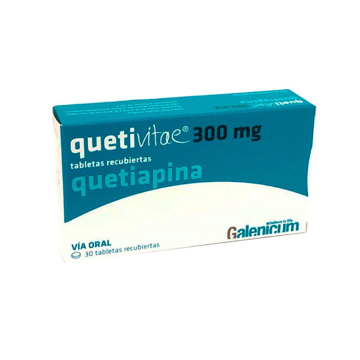 Quetivitae Quetiapina 300 Mg X 30 Tabl