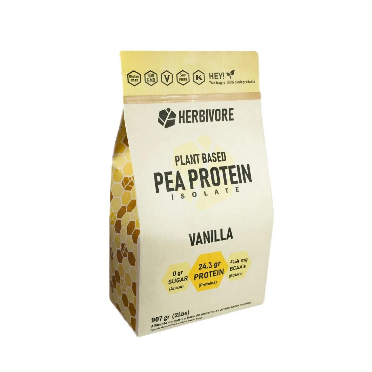 Proteina Pea Protein Herbivore Vainilla X 907 Gr