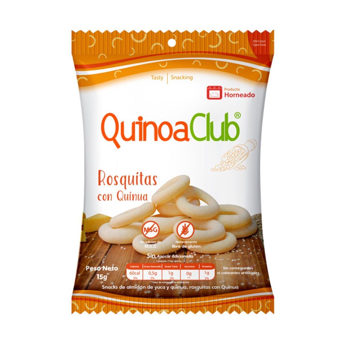 Quinoaclub Rosquitas Natural X 15 Gr