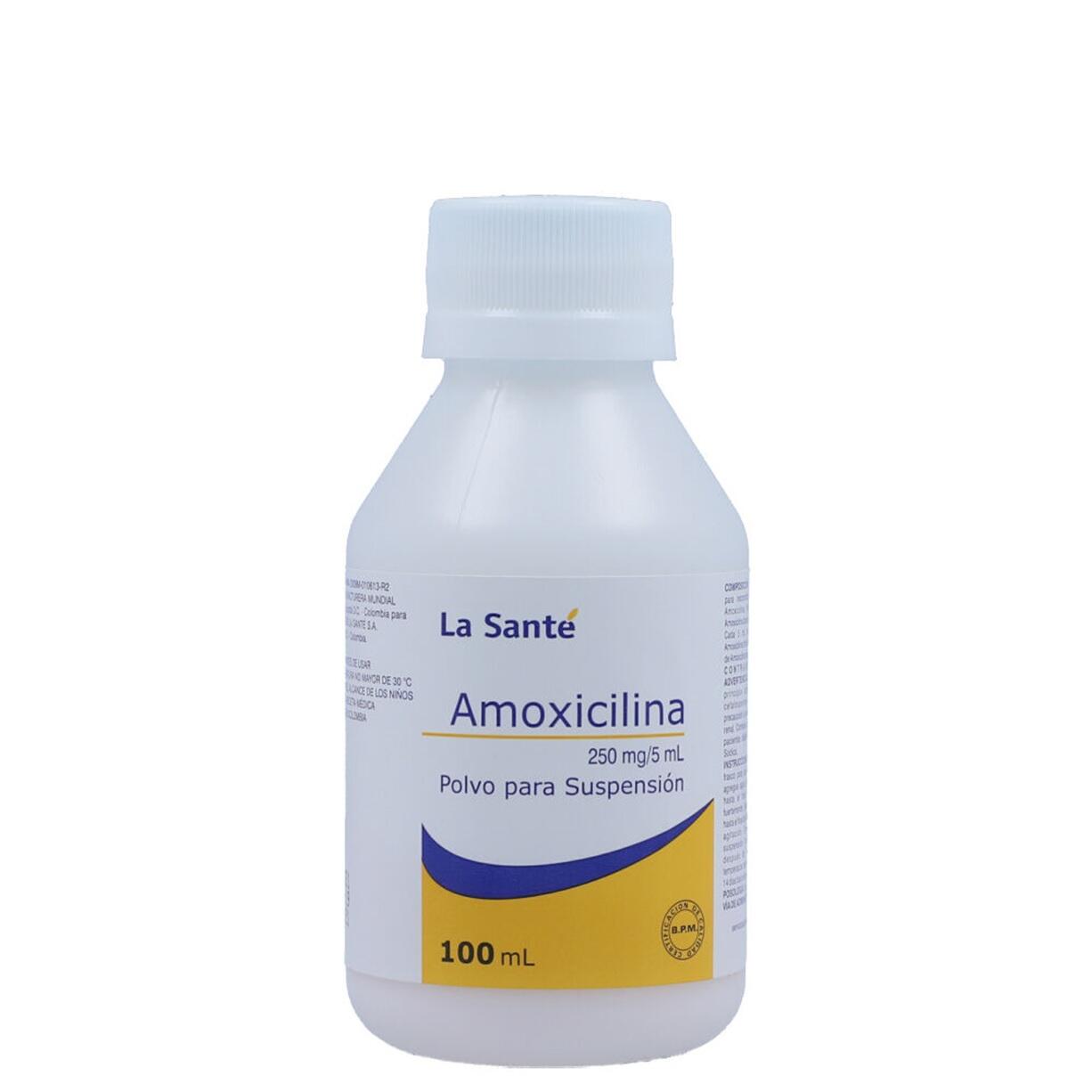 Amoxicilina 250 Mg/5 Ml X 100 Ml