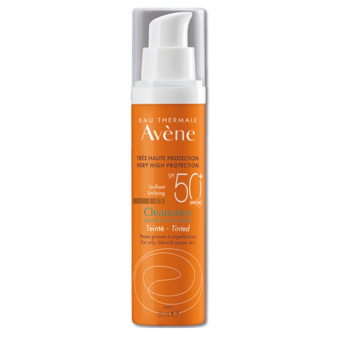 Protector Solar Avene Cleanance Color Spf 50+ X 50 Ml