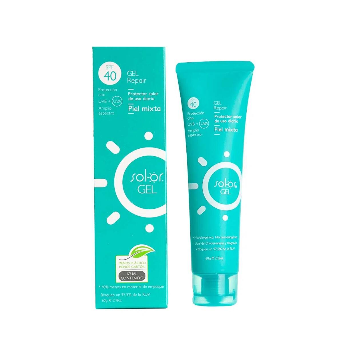 Protector Solar Sol-or Gel Spf 40+ X 60 Gr