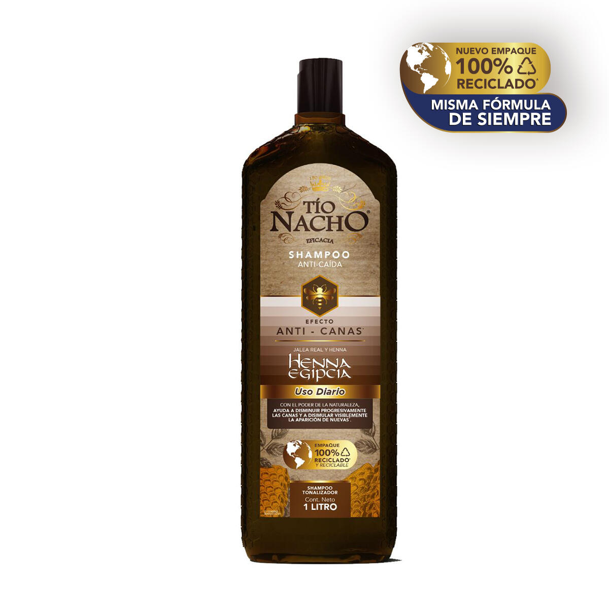 Shampoo Tio Nacho Anti-canas X 1000 Ml