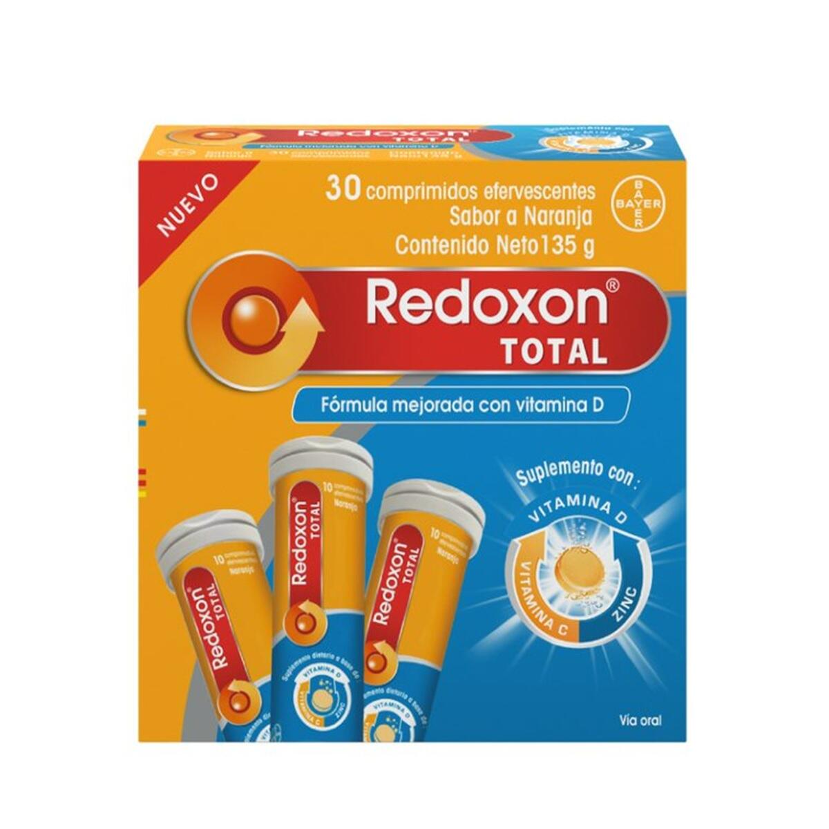 Redoxon Total Efervescente Naranja X 30 Tabl