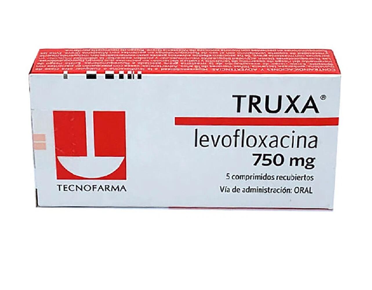 Truxa Levofloxacina 750 Mg X 5 Comp