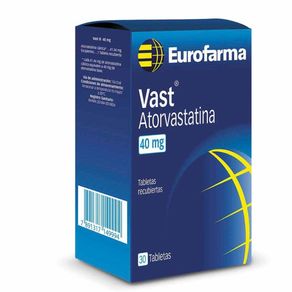 Vast Atorvastatina 40 Mg X 30 Tabl