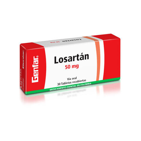 Losartan 50 Mg X 30 Tabl
