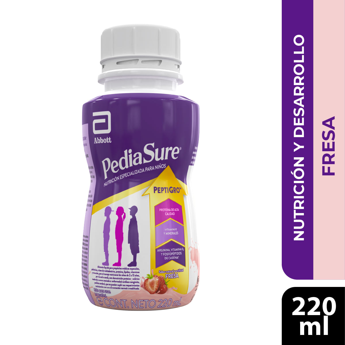 Pediasure Liquido Fresa X 220 Ml