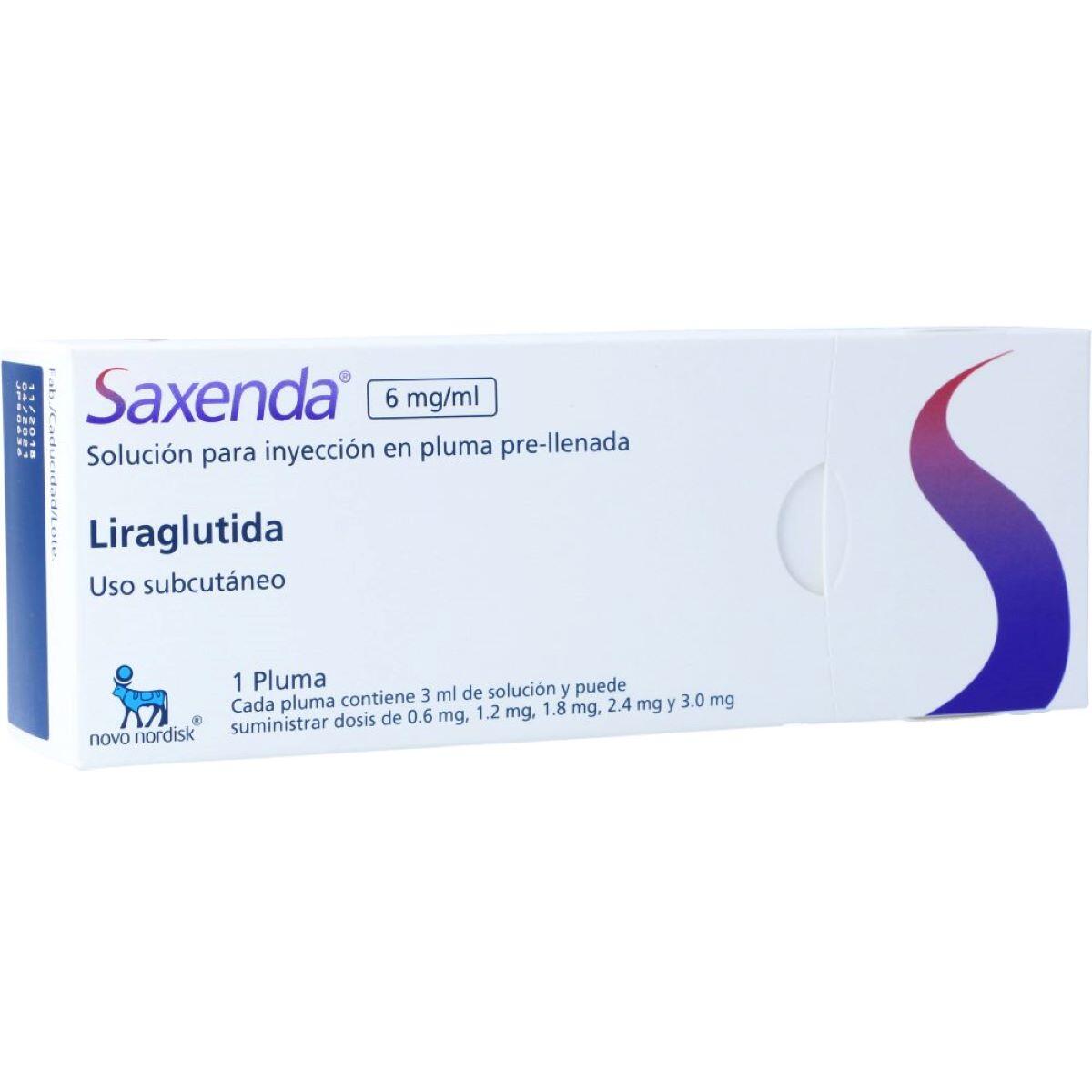 Saxenda Liraglutida 6 Mg/ml Solucion Inyectable X 1 Jeringa Prellenada