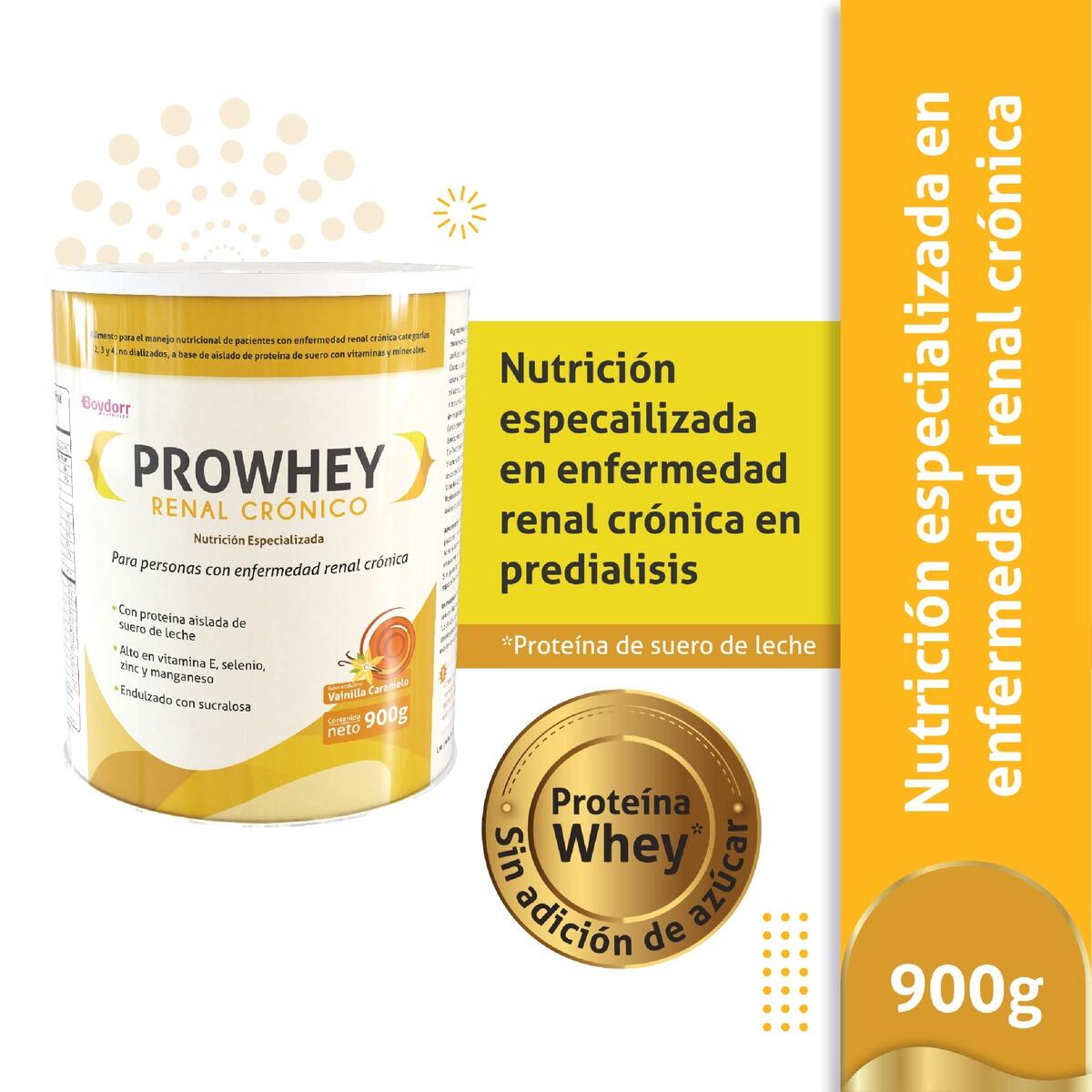 Prowhey Renal Cronico Vainilla Caramelo X 900 Gr