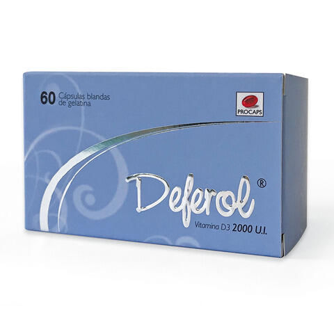 Deferol Vitamina D3 2000 U.i X 60 Cap
