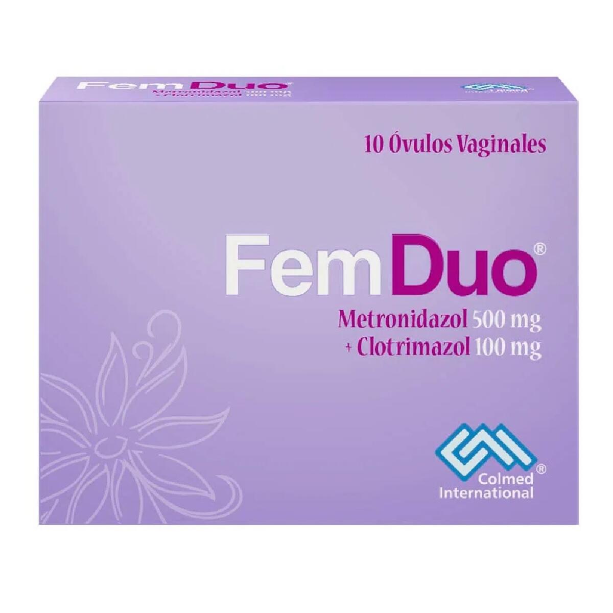 Femduo Metronidazol/clotrimazol 500/100 Mg X 10 Ovulos