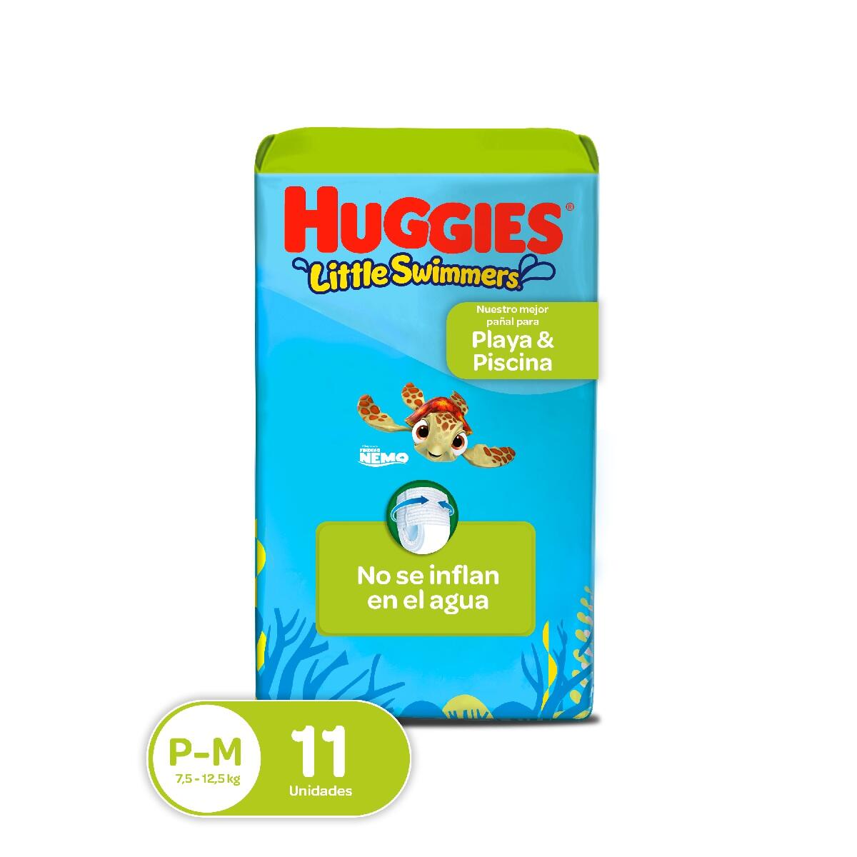 Panal Huggies Bano Little Swimmers Talla P-m/3-4 X 11 Und