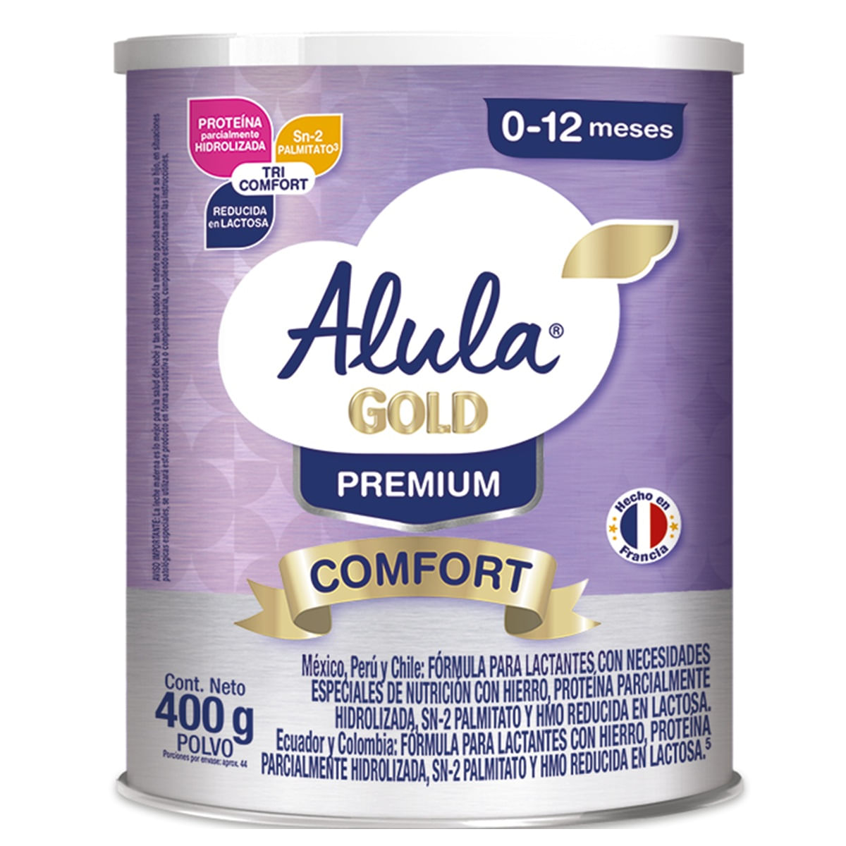 Formula Infantil Alula Gold Premium Comfort X 400 Gr