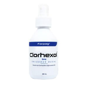 Clorhexol Clorhexidina Enjuague Bucal Spray X 180 Ml