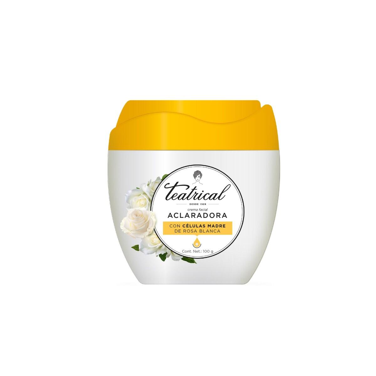 Teatrical Crema Facial Aclaradora X 100 Gr