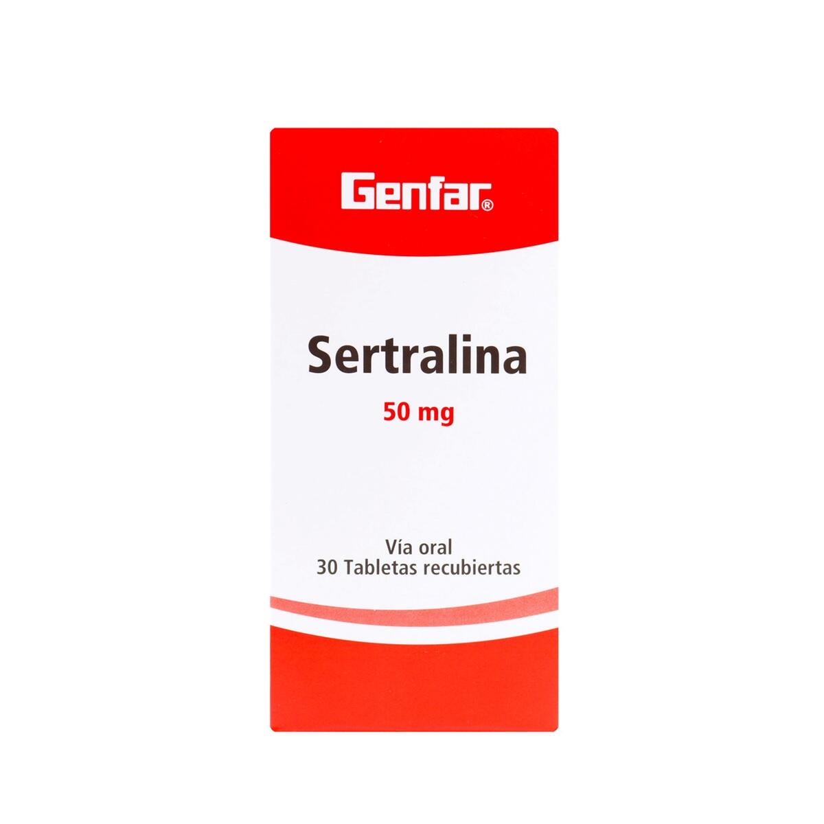 Sertralina 50 Mg Caja X 30 Tabletas