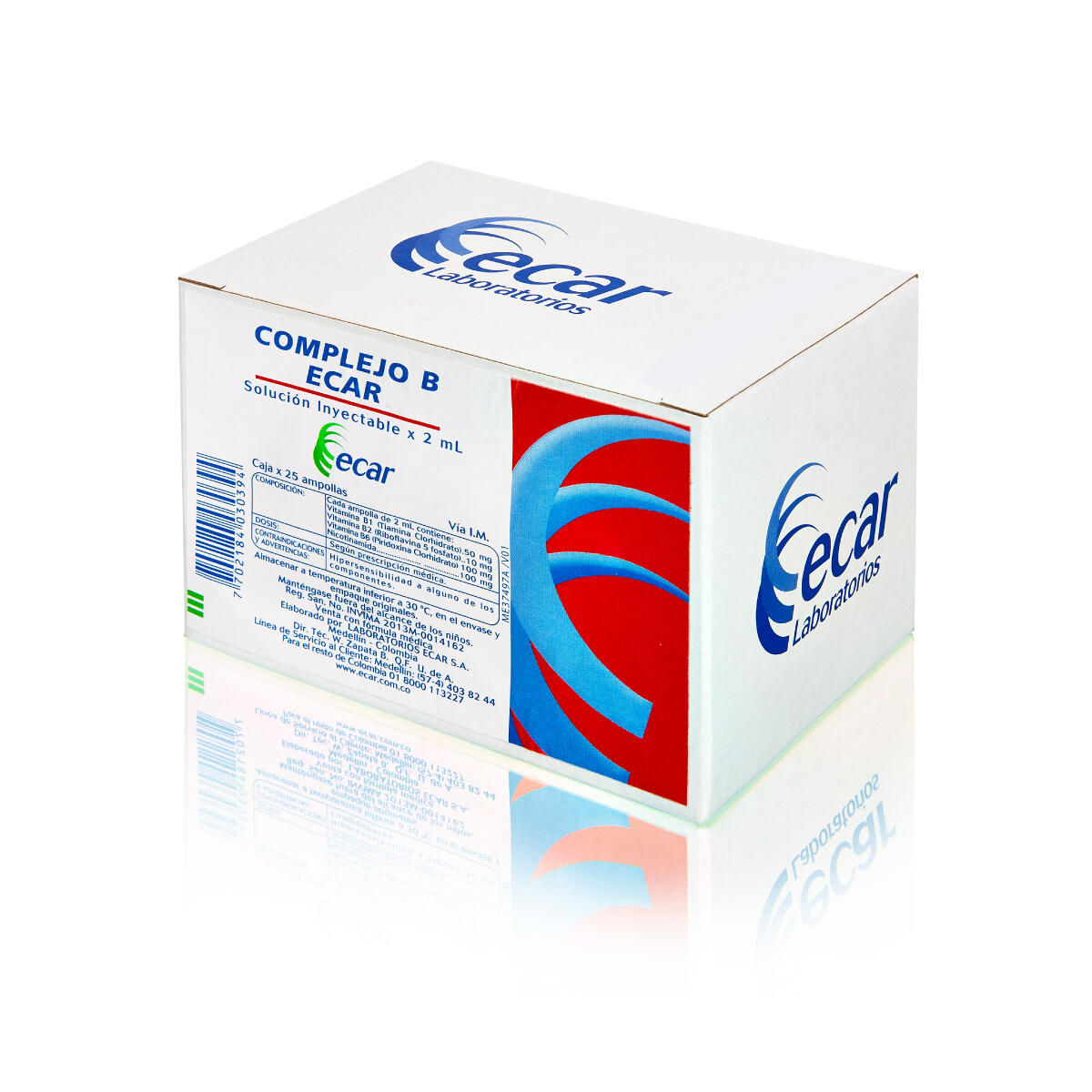 Complejo B X 25 Amp X 2 Ml