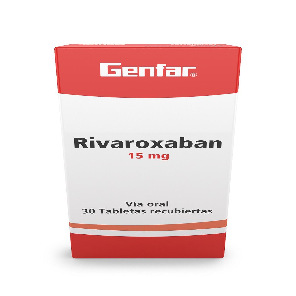 Rivaroxaban 15 Mg X 30 Tabl