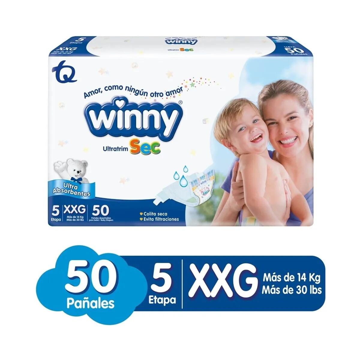 Panal Winny Ultratrim Sec Talla Xxg/5 X 50 Und