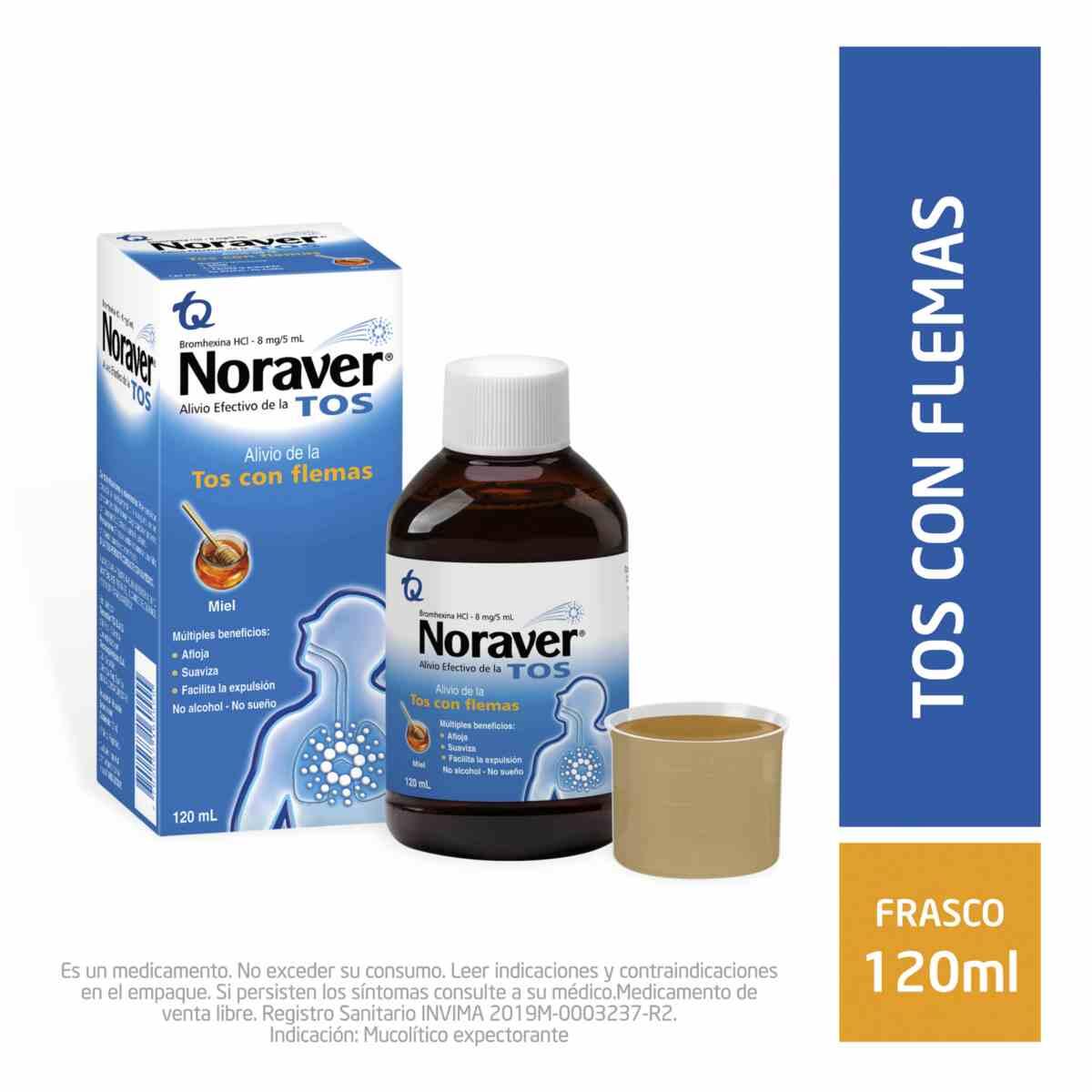 Noraver Tos Adulto X 120 Ml