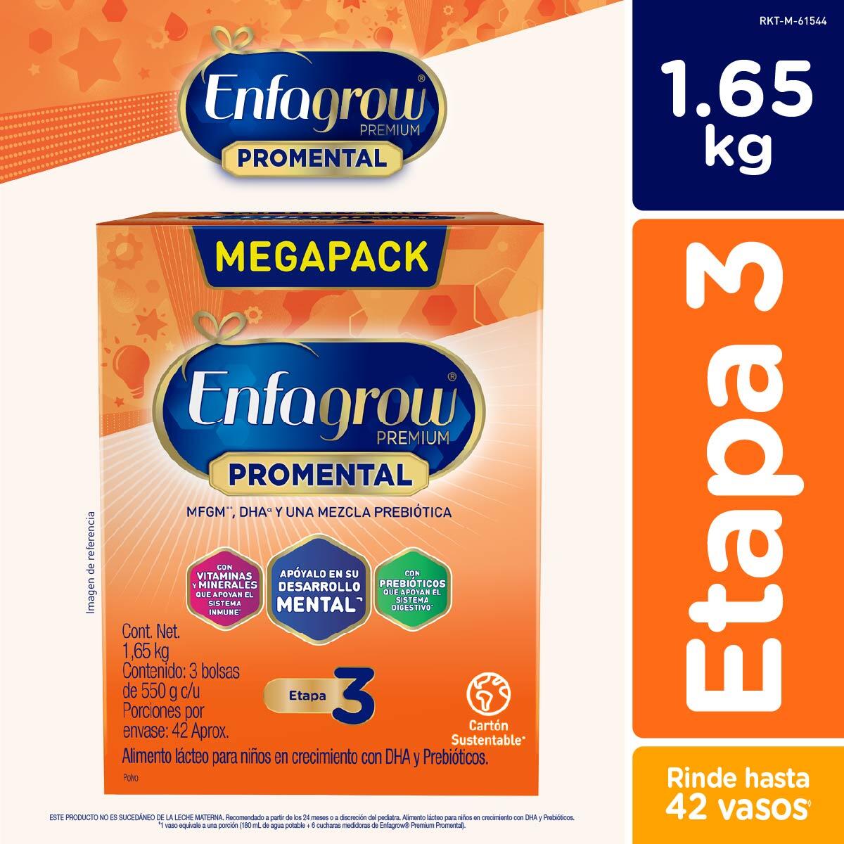 Alimento Lacteo Enfagrow Premium Promental Etapa 3 X 1650 Gr