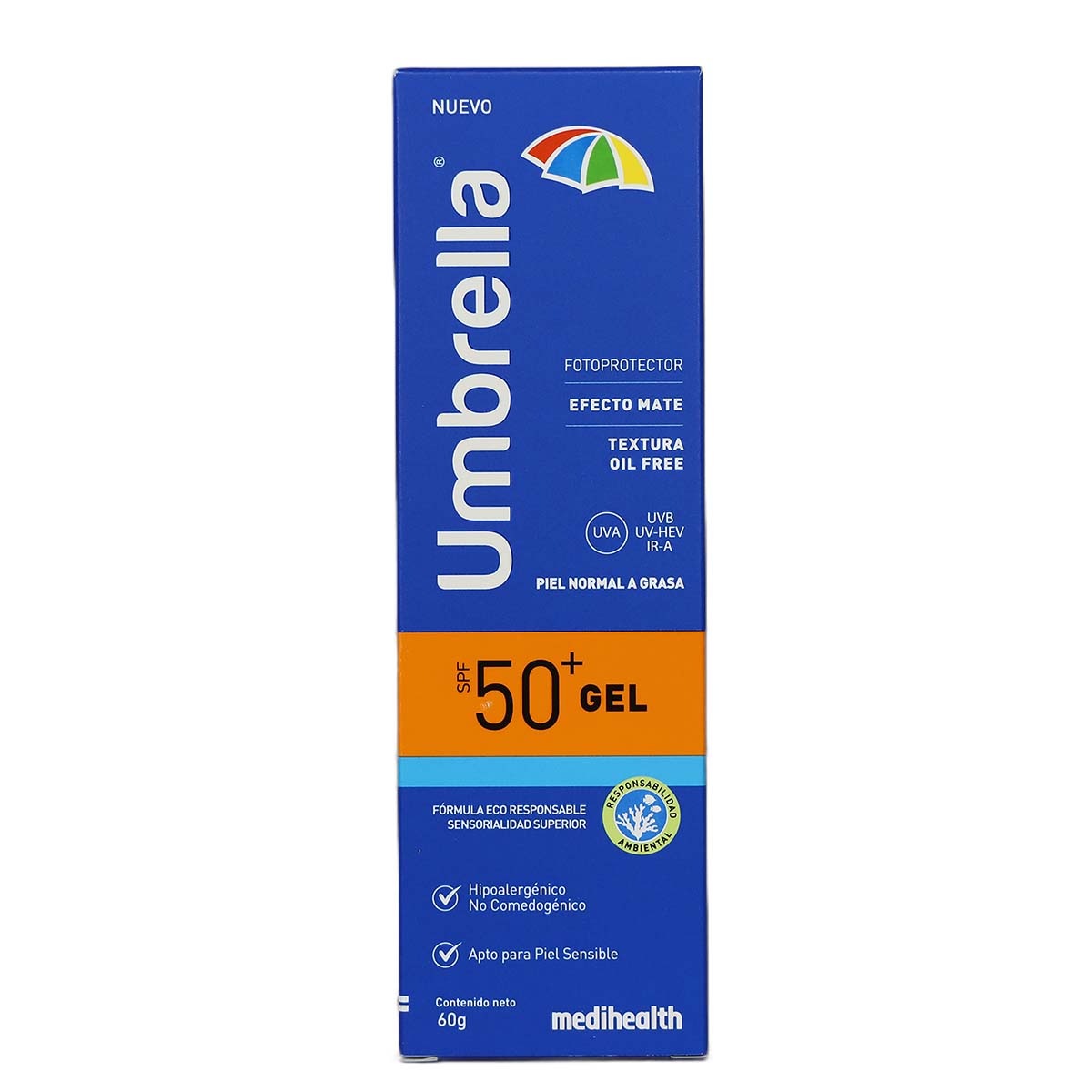 Protector Solar Umbrella Gel Spf 50+ X 60 Gr