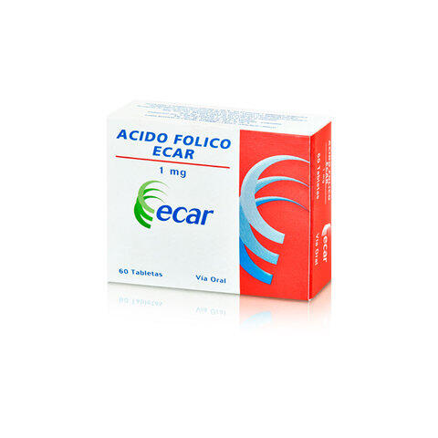 Acido Folico 1 Mg X 60 Tabl