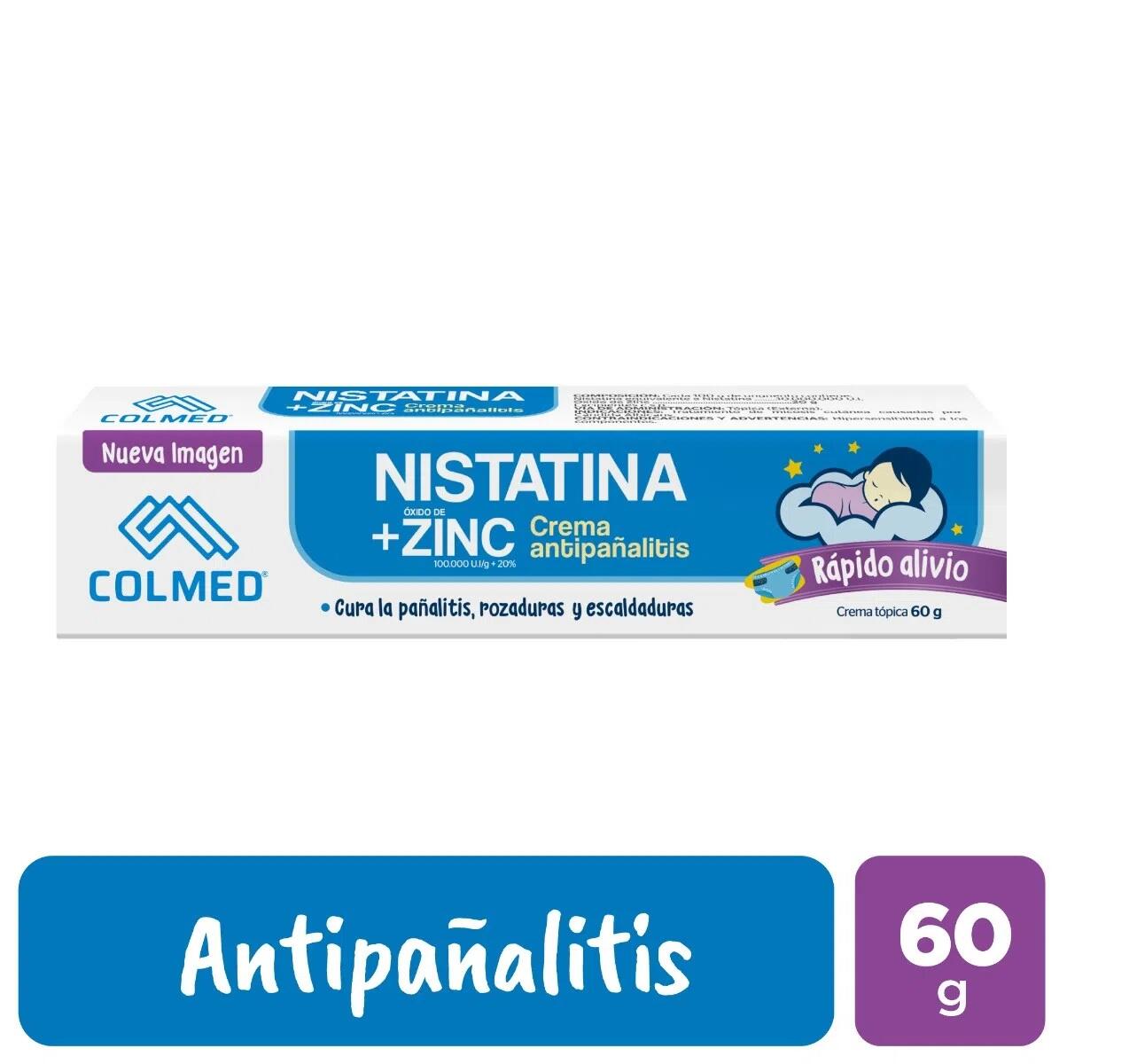 Nistatina + Oxido De Zinc Crema X 60 Gr
