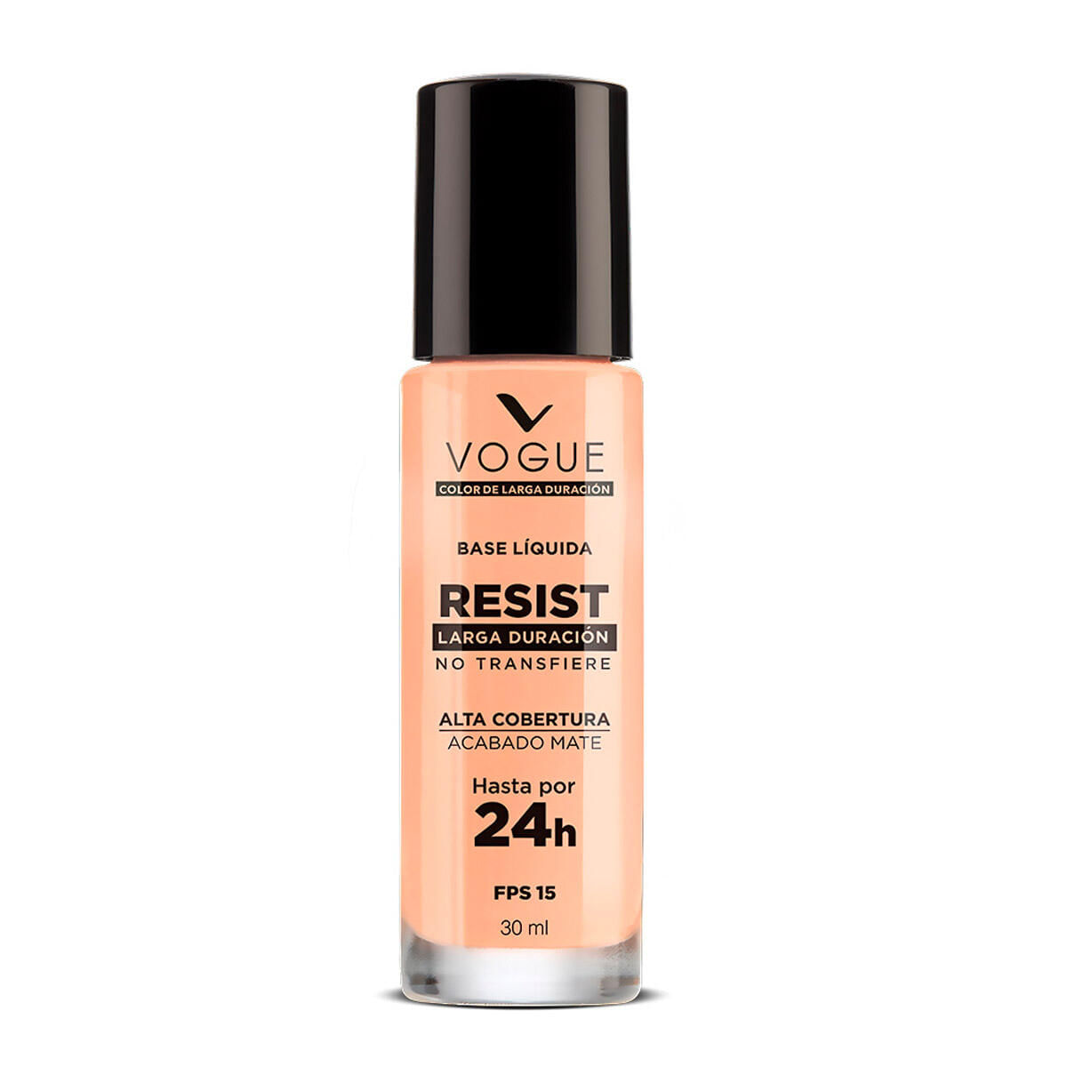 Base Maquillaje Vogue Resist Vainilla 24h Liquido X 30 Ml