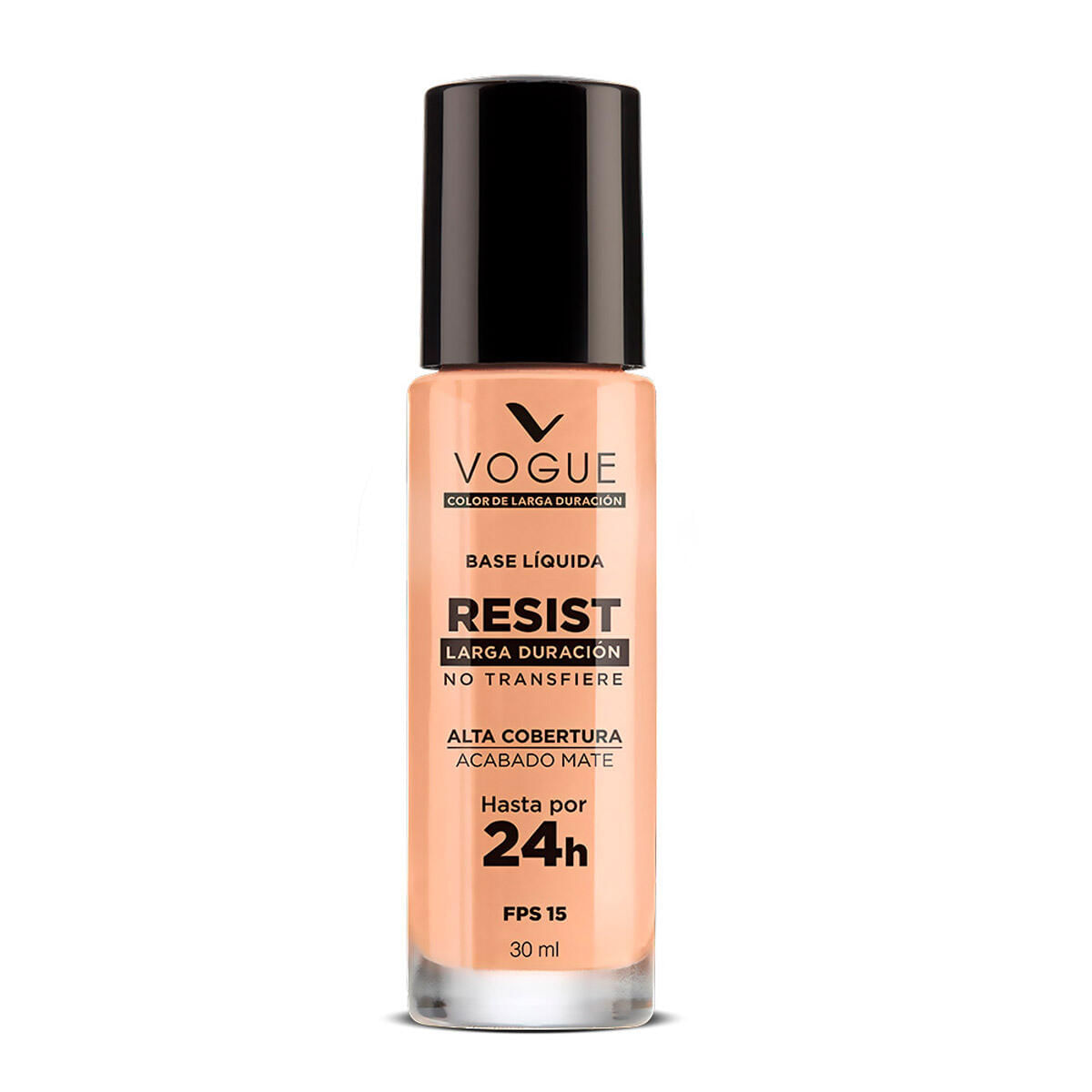 Base Maquillaje Vogue Resist Capuccino 24h Liquido X 30 Ml