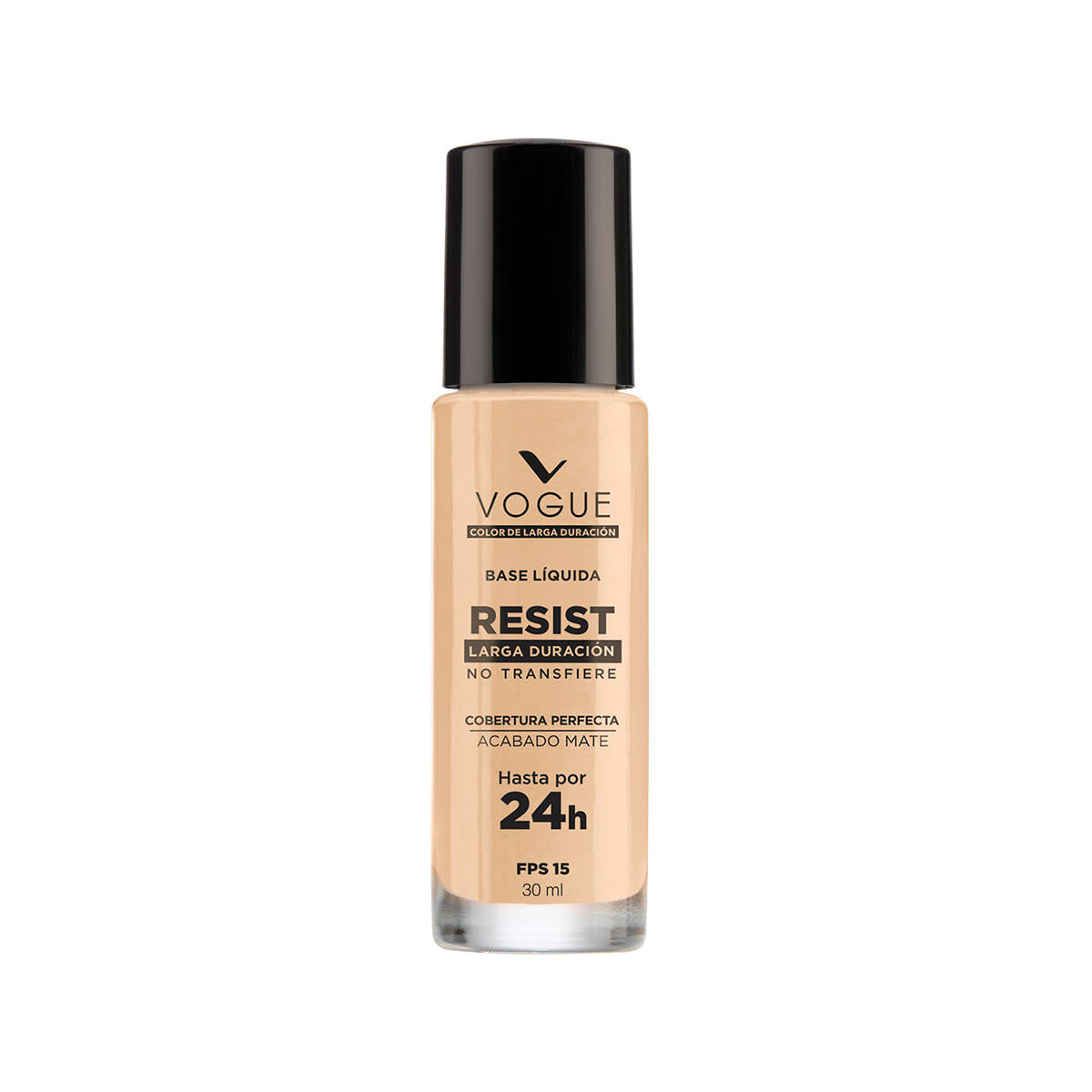 Base Maquillaje Vogue Resist Glamour 24h Liquido X 30 Ml