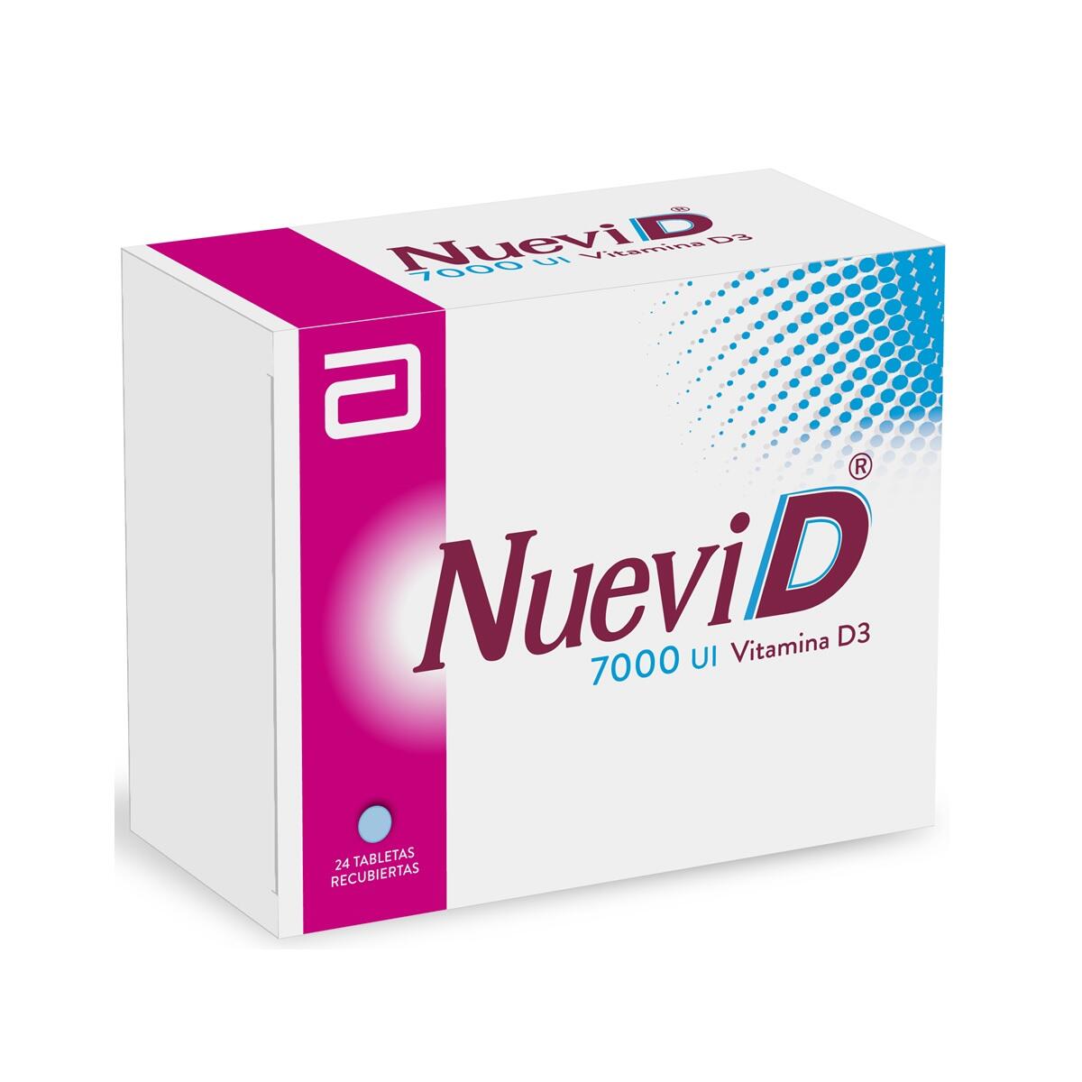 Nuevi D Vitamina D3 7000 Ui X 24 Tabl