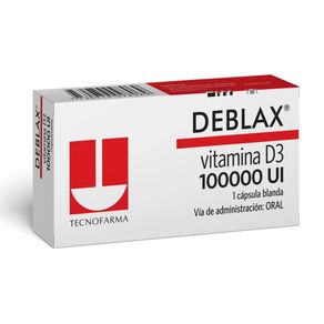 Deblax Vitamina D3 100000 Ui X 1 Tabl