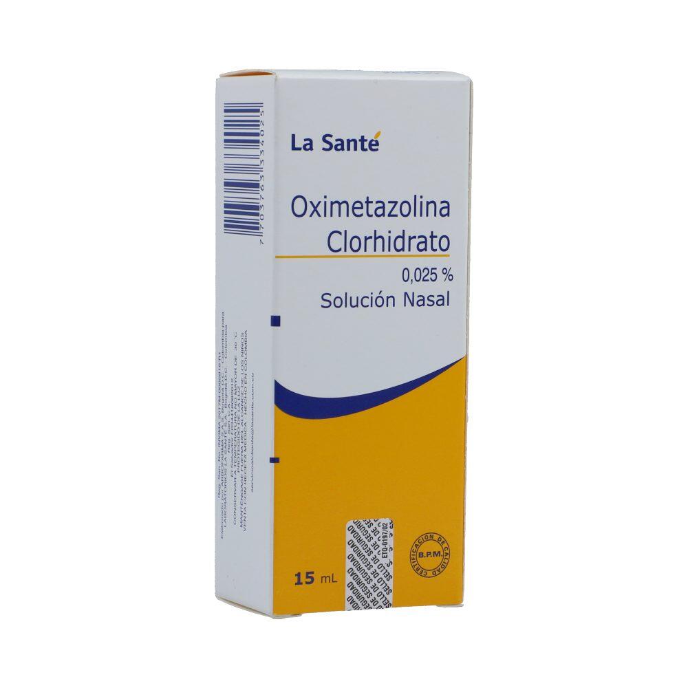 Oximetazolina 0.025% Solucion Nasal X 15 Ml