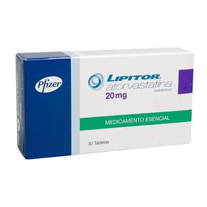 Lipitor Atorvastatina 20 Mg X 30 Tabl