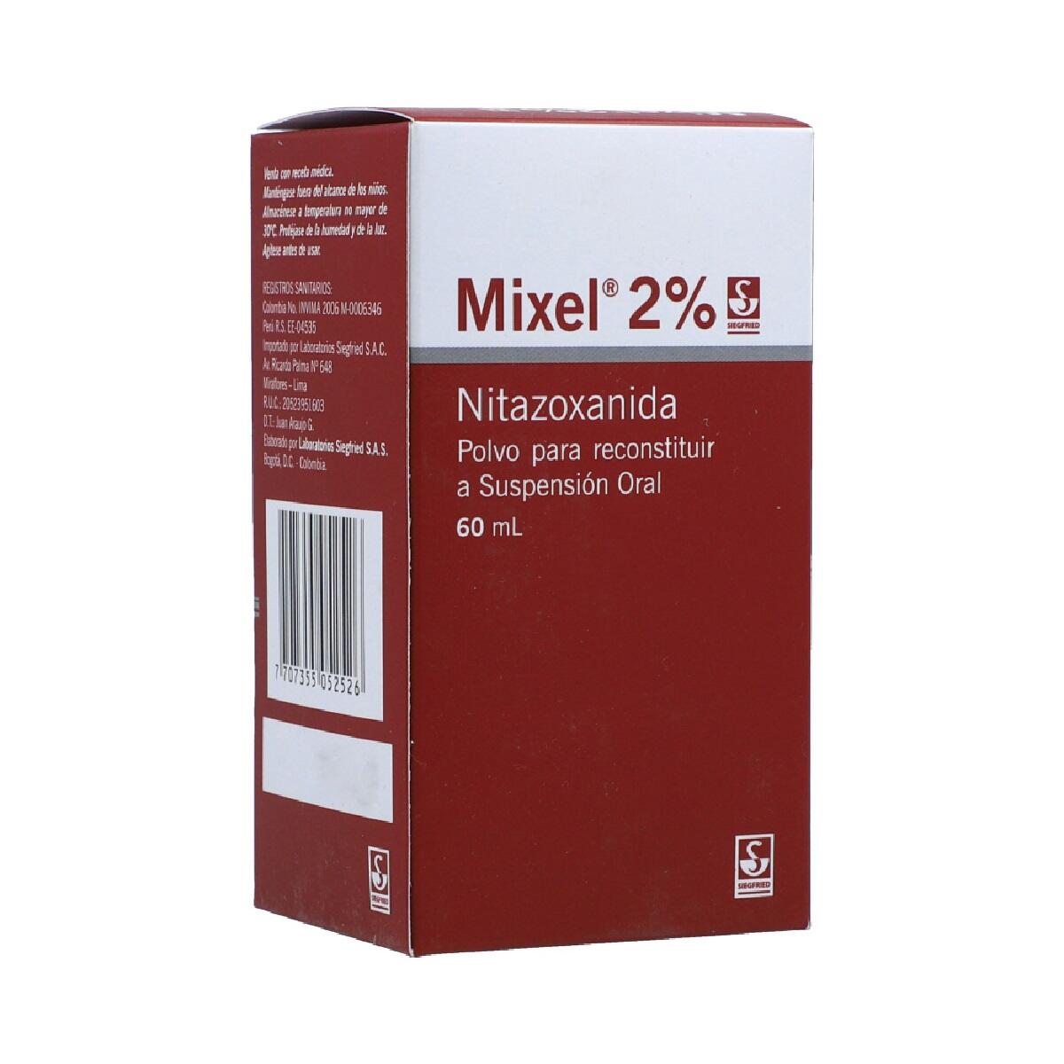 Mixel Nitazoxanida 1 Mcg Suspension X 30 Ml