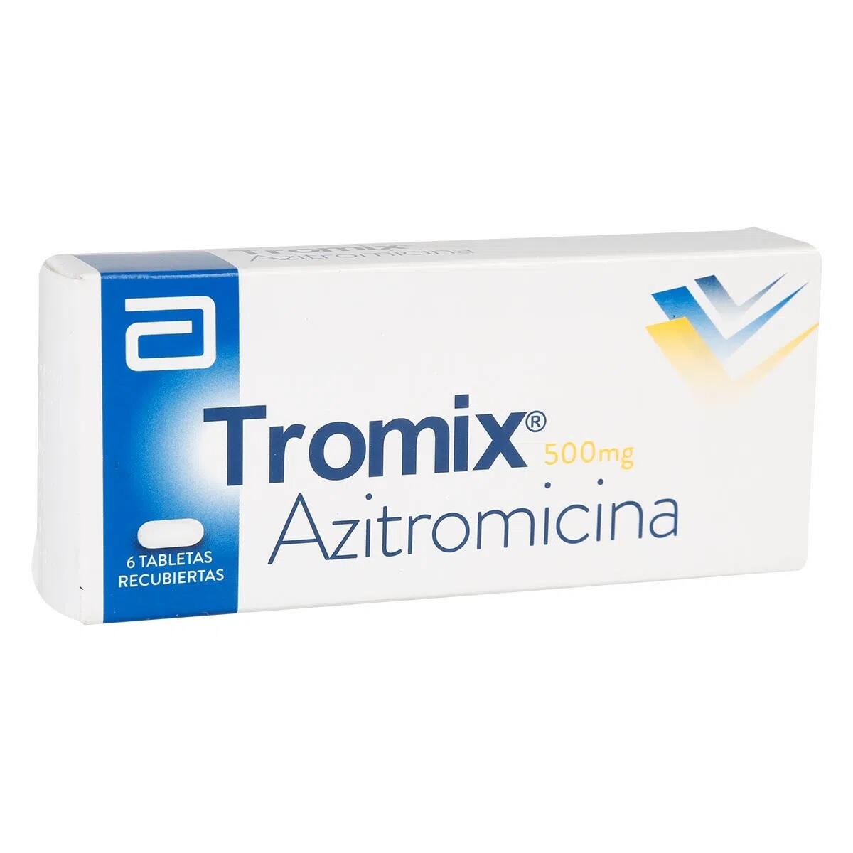 Tromix Azitromicina 500 Mg X 6 Tab