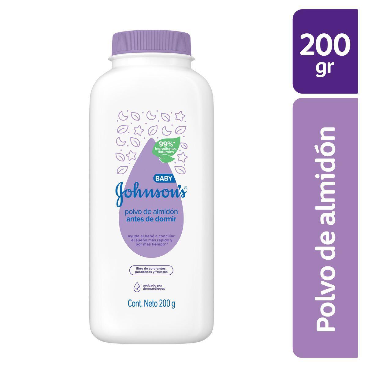 Talco Johnson Baby Almidon Antes De Dormir X 200 Gr