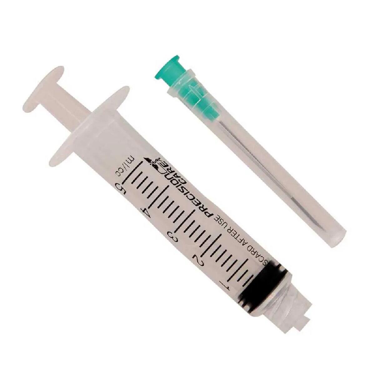 Jeringa 5 Ml 3p 21 G X 1 1/2