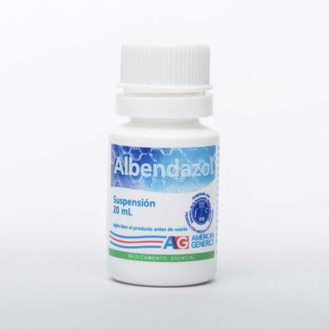 Albendazol 100 Mg Suspension X 20 Ml