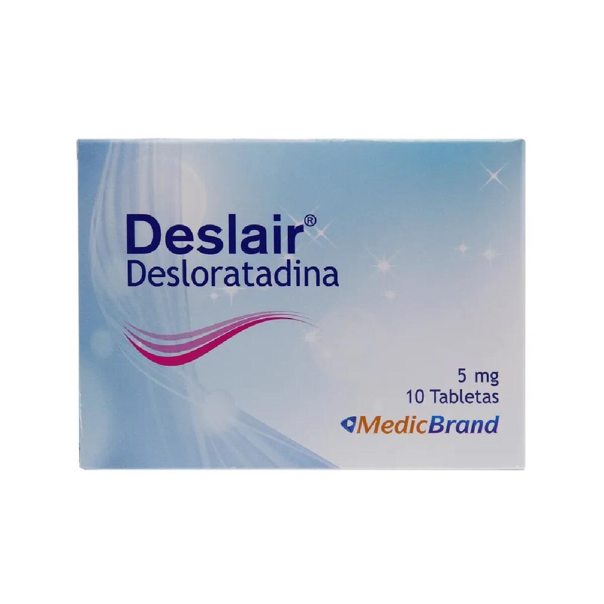 Deslair Desloratadina 5 Mg X 10 Tabl