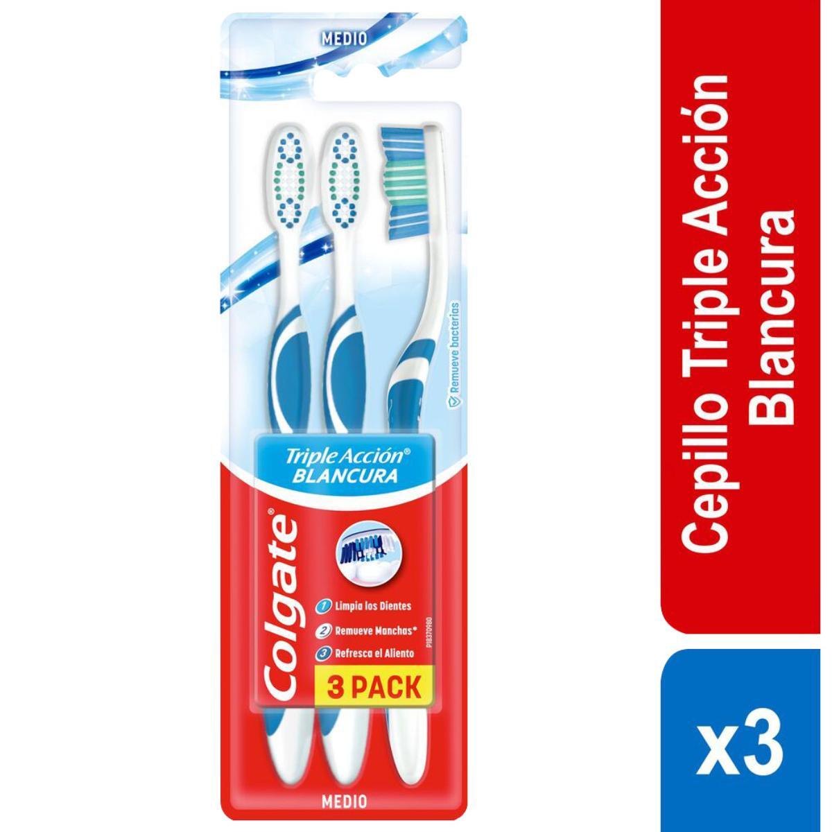 Cepillo Dental Colgate Triple Accion X 3 Und