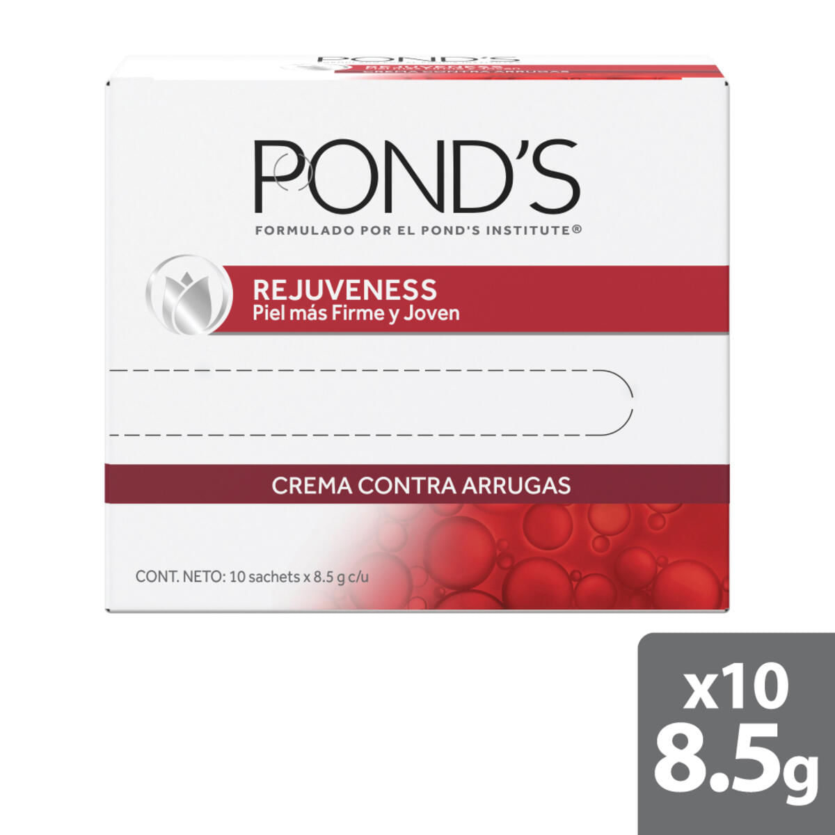 Crema Ponds Rejuveness X 10 Sobres