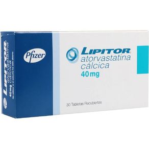 Lipitor Atorvastatina 40 Mg X 30 Tabl