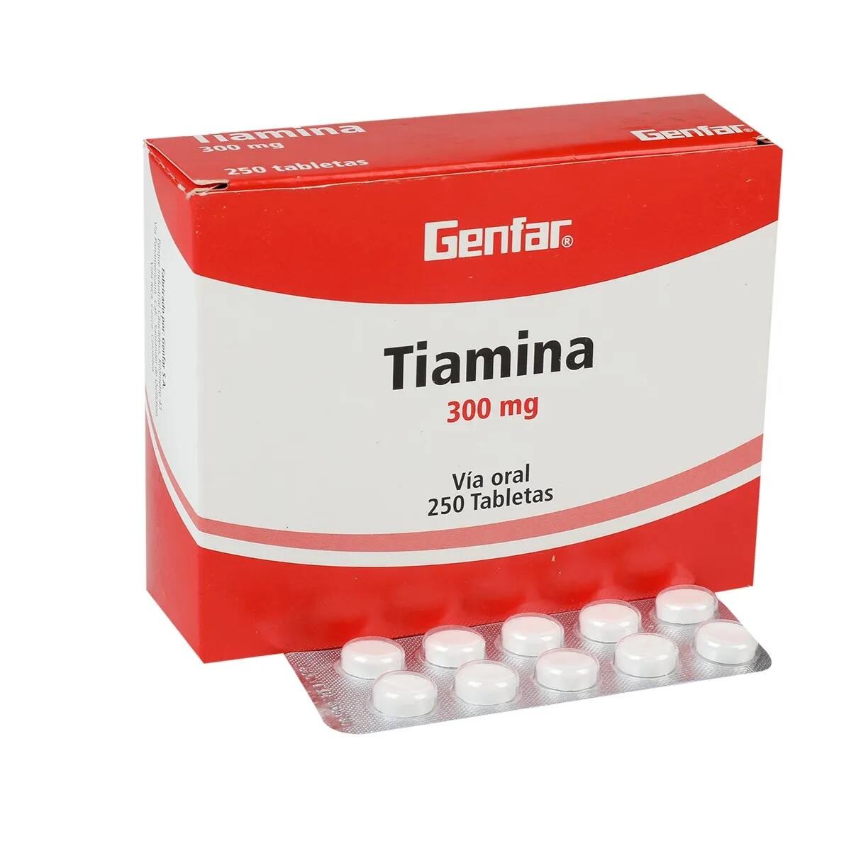 Tiamina 300 Mg X 250 Tabl