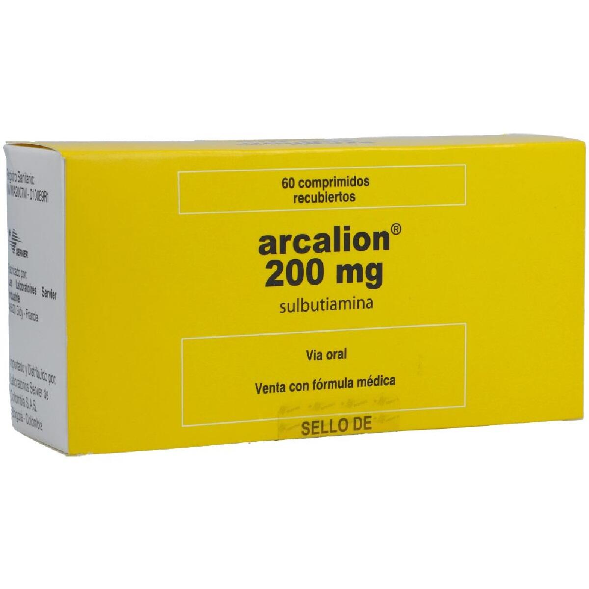 Arcalion Sulbutiamina 200 Mg X 60 Tabl