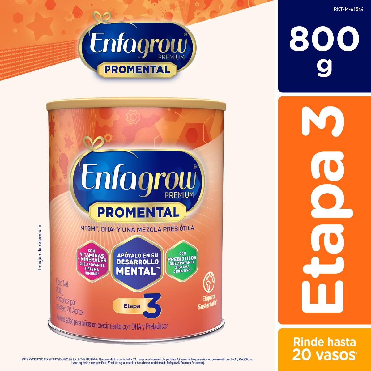 Alimento Lacteo Enfagrow Premium Promental Etapa 3 X 800 Gr